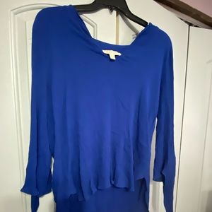 Micheal Kors Electric blue blouse XL